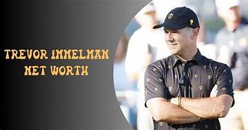 Trevor Immelman Net Worth